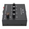 Microphone Preamp Mic Gain Booster 48V Power Supply Mic Pre Amp for Dynamic Condenser XLR 3.5mm 6.35mm Inputs Outputs