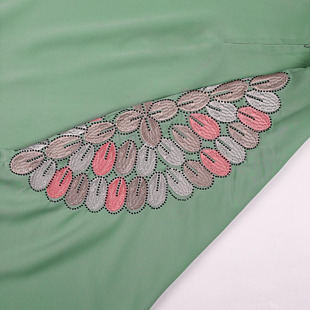 2023 Women's Plus Size Chiffon Hijab Dress - New Style Long African Robe