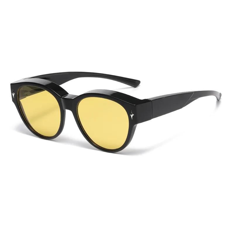 Neutral Fashion New Cat Eye Polarized Sunglasses Can Set Glasses Sunglasses Outdoor Driving Travel Sunscreen Sunglasses