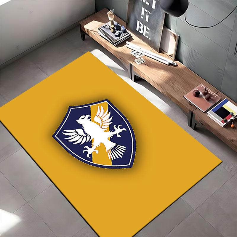 Eagle Emblem on Shield Carpet suitable as a non-slip mat for the living room or bedroom sofa