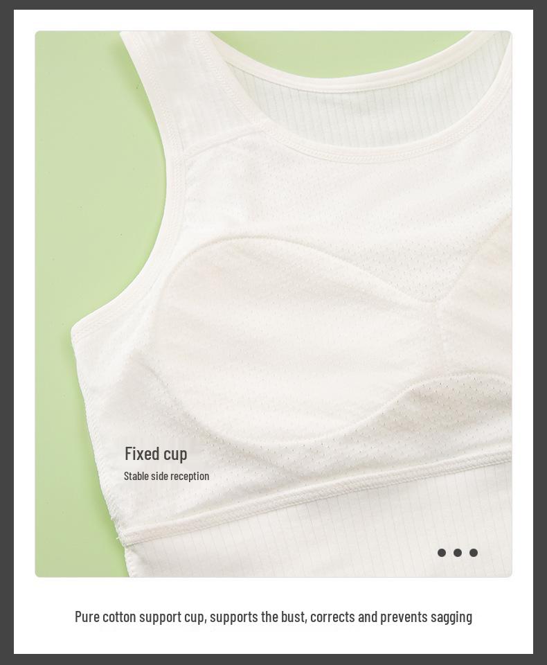 Junior High Girls' Cotton Developmental Bra Vest