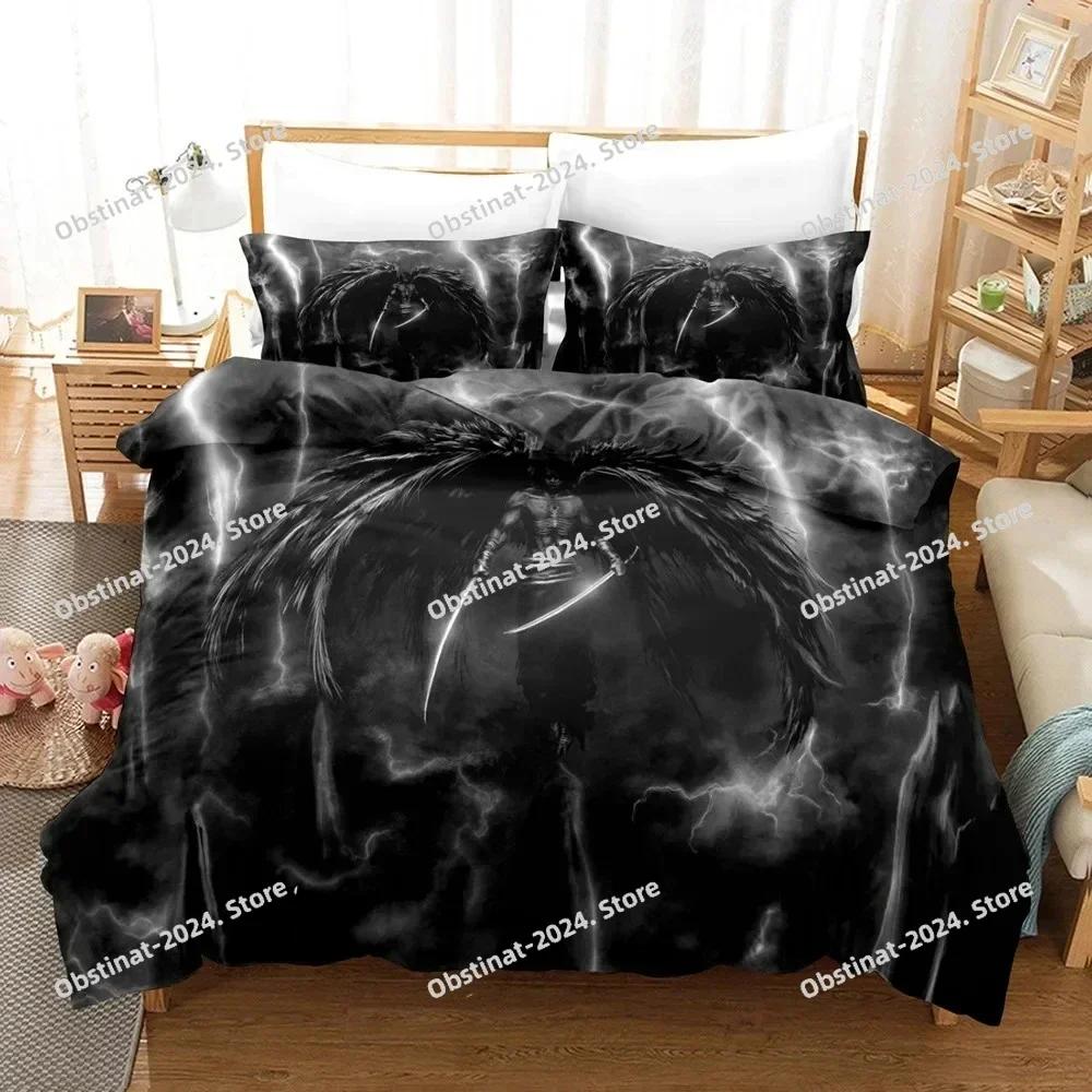 3D Tisk Padlý Anděl Ložní Souprava Povlak na Přikrývku Ložní Souprava Povlak na Peřinu Povlak na Polštář Přikrývka King Queen Size Chlapecká Dospělá Ložní Souprava