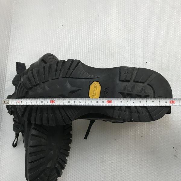 Prada Vibram Sohle Trekkingschuhe High Cut Sneaker Kurze Stiefel Größe 7 25.5 26.0 Schwarz(GEBRAUCHT)