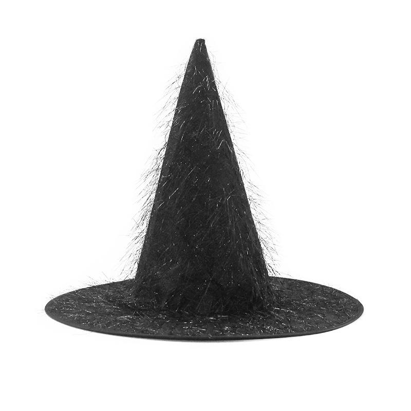 Light-Up Spiderweb Witch Hat Halloween Decoration