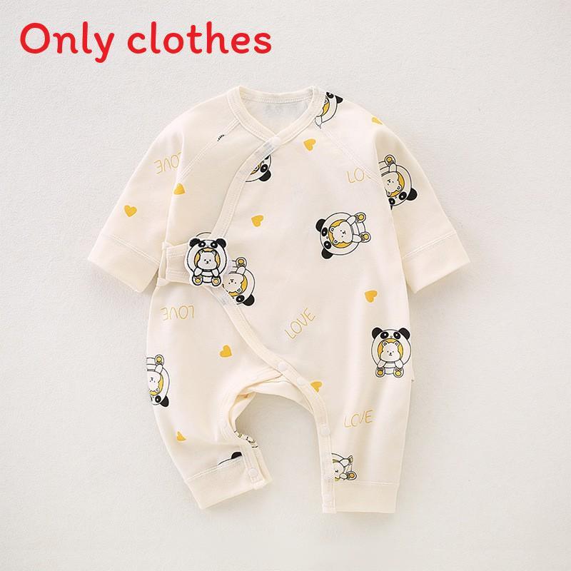 Baby Romper With Pure Cotton Long Sleeve Design For Newborns And Toddlers