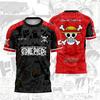 2026 One Piece Luffy Gear 5 Jersey Men 3D Printed Soccer Shirt Anime Sports Breathable Quick Dry Role Play Tops