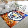 Manchester City Customizable Name Floor Mat Suitable for Balcony Living Rooms Decorate room Game Room Anti-slip Rug Anime Office Decor