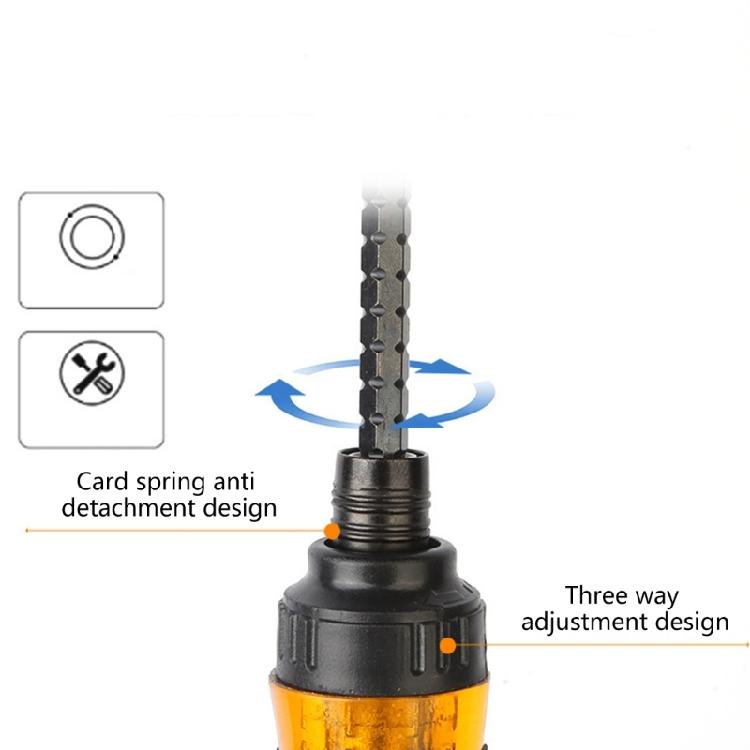 Ratschenschraubendreher T-Typ Antirutsch Stahl Multifunktionales Reparaturwerkzeug Doppelfunktions-Bit Teleskopisches Handwerkzeug