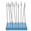 1Set DIY Coloring Clip Stand Adjustable Plastic Metal Color Clips Base Painting Spraying Workbench Holder Model Painting Stand