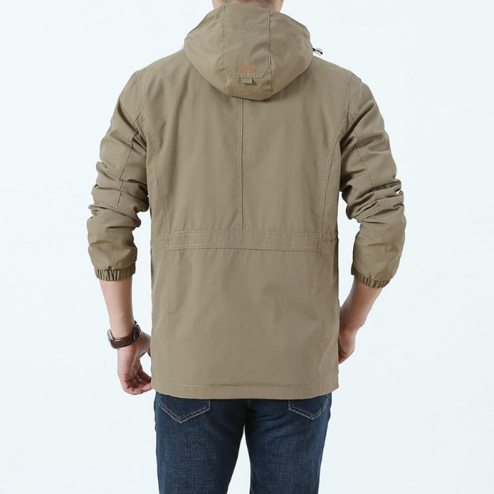Autumn and Winter Jacket Men's Autumn Clothing Outdoor Men's Single-layer Thin Waterproof and Windproof Jacket 086