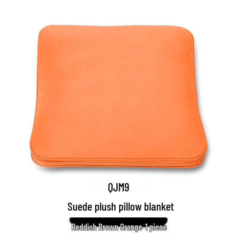 Multi-functional Suede Plush Pillow/Air Conditioning Blanket/Car Accessory