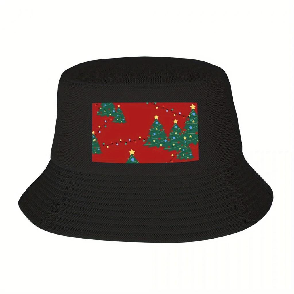 Christmas Red Bucket Hat Wild Ball Hat Sun Cap Snapback Cap Derby Hat Unisex Cap Luxury Brand Womens