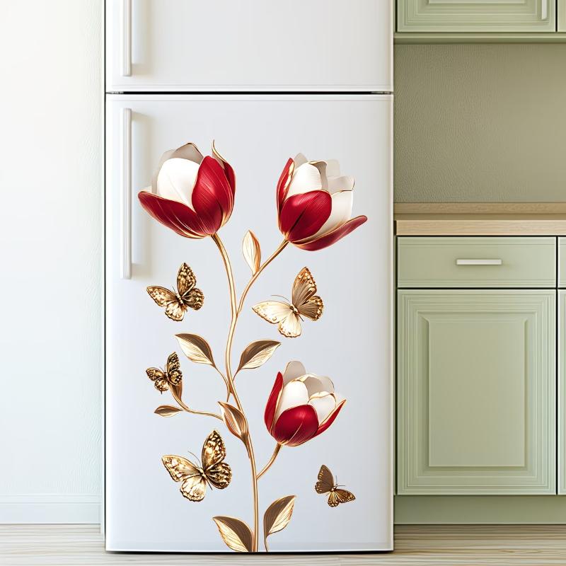 Watermelon Drink Wall Sticker for Kitchen Self Adhesive Decal for Refrigerator Summer Fruit Art Decoration for Home Cafe