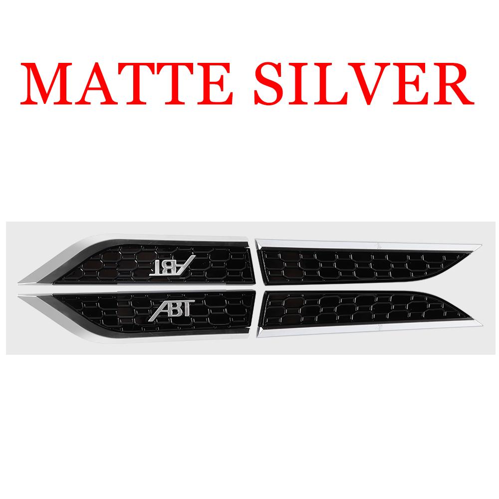 2026 2pcs 3D ABS For AUDI S5 SLINE ABT RS5 Badge Decoration Decal Car Fender Side Wing Emblem Stickers Auto Modification Accessories