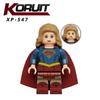 Kelei KT1071 Superhero Series: The Flash & Supergirl Building Block Minifigures for Kids