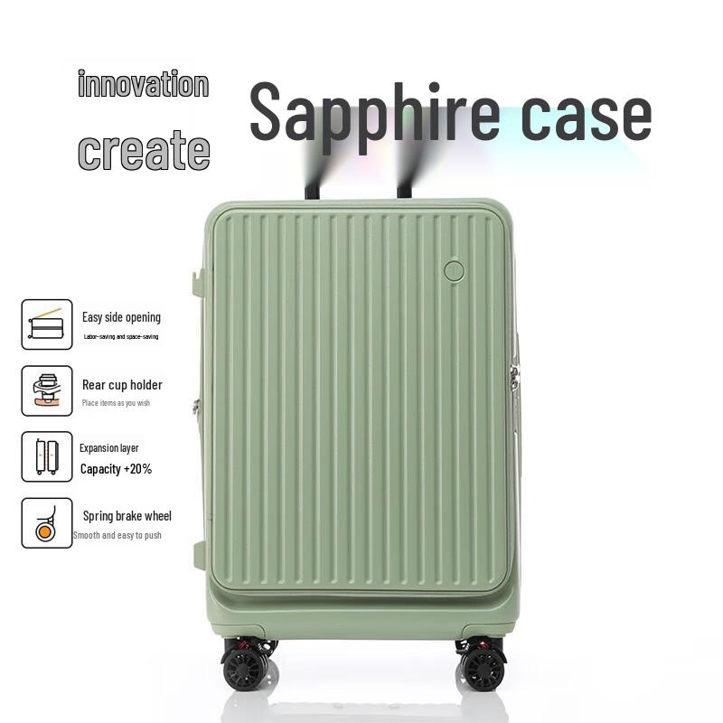 Expandable Front-Opening Travel Luggage 20 inch
