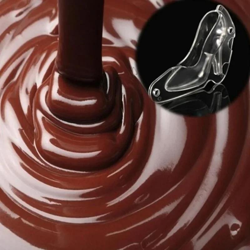 New Candy Sugar Paste Molds Cake Decor Tools for DIY Baking Accessories Creative Shoes Shape Chocolate Mold High Heel Shoes
