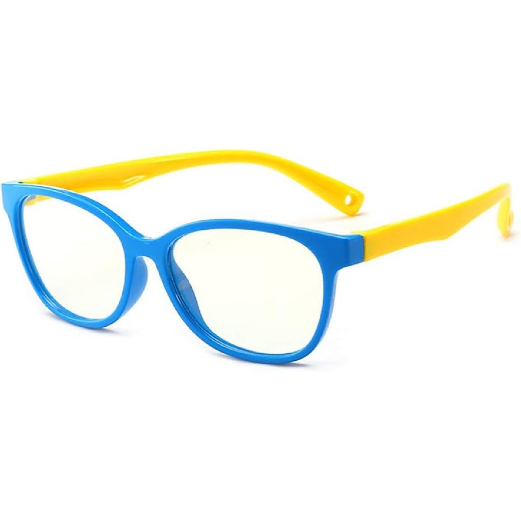 Flexible Kids Blue light Blocking Glasses for Girls and Boys Age 3-12