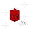 Metal Mountain Cross-country 4X4 Grille Badge Pattern Stickers Car Trunk Body Emblem Decal For Jeep Wrangler Chevrolet Toyota FJ ALW1