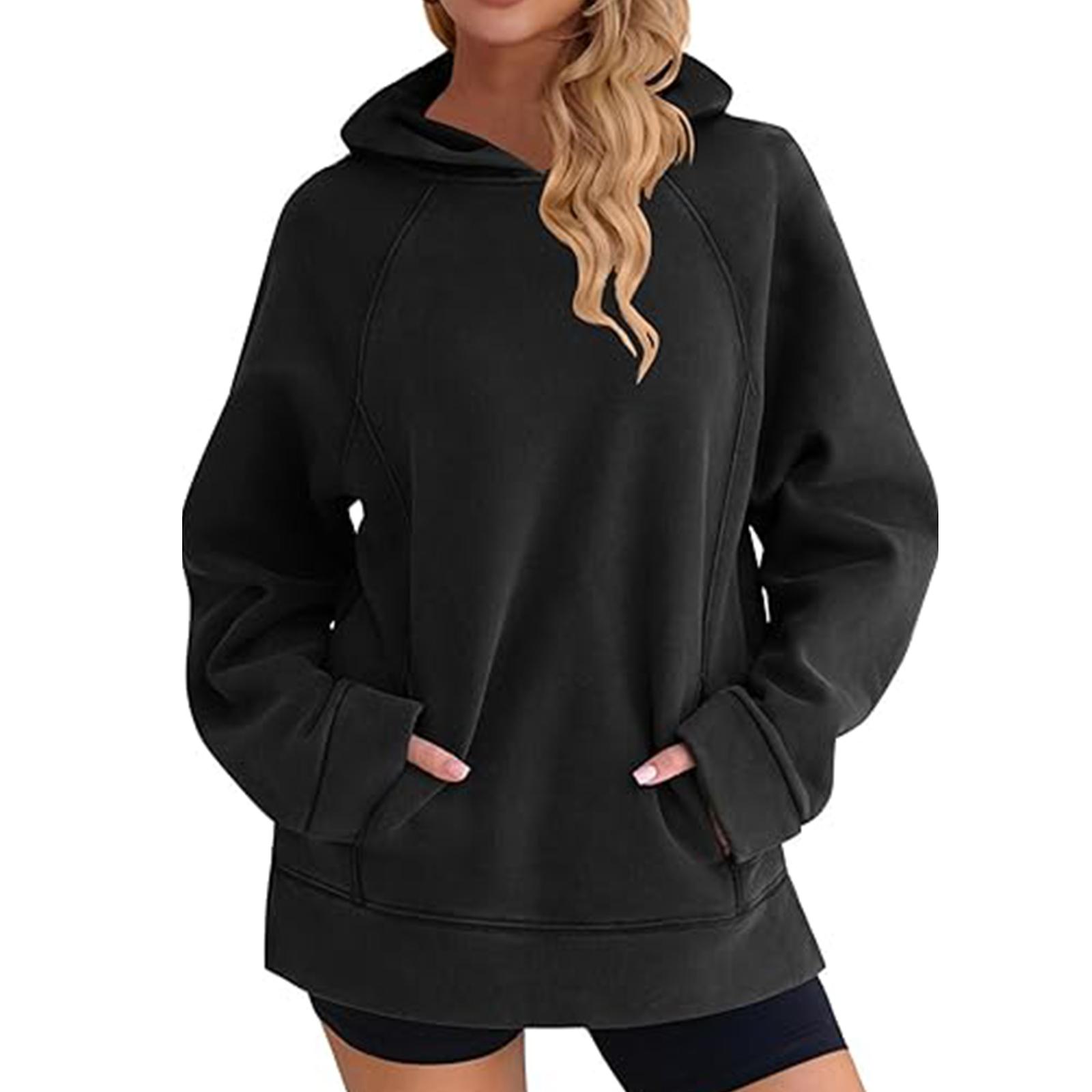 

Женский модный однотонный топ с длинным рукавом XXL