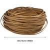 120Ft PE Gradient Flat Synthetic Rattan Material Roll Handmade Weaving Rope Repair Furniture Bed Sofa Chair Table Basket