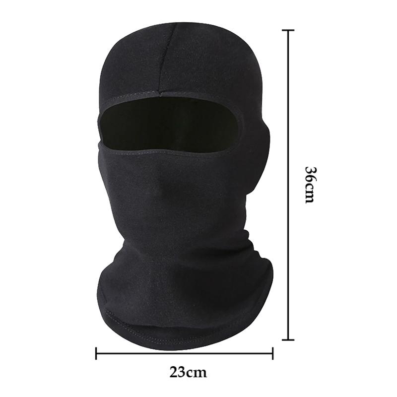 Xiaomi 1 Stück Lycra Motorrad Sturmhaube Herren Damen Wargame Radfahren Ski Snowboard Wind Kappe Winter Warm Hals Schwarz Fahrrad Outdoor Sport
