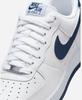 Кроссовки Nike Air Force 1 '07 белый/белый/миднайт нэйви