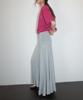 Hombadittingjeu Cotton Shirring Long Skirt (Gray)