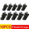 Universal Headphone Wire Clip 360 Degree Rotatable Earphone Earbud Cable Clip Cord Collar Hooks for Broadcast Microphone