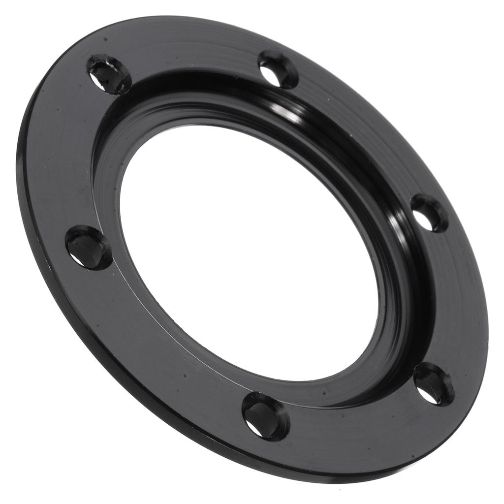 Racing Car 6 Bolts Steering Wheel Horn Button Black Center Ring Replacement for MOMO/NRG