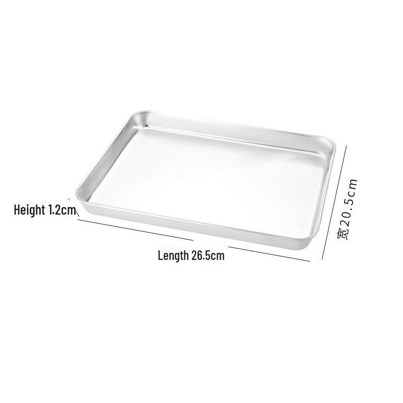 Stainless Steel Rectangular Barbecue Tray