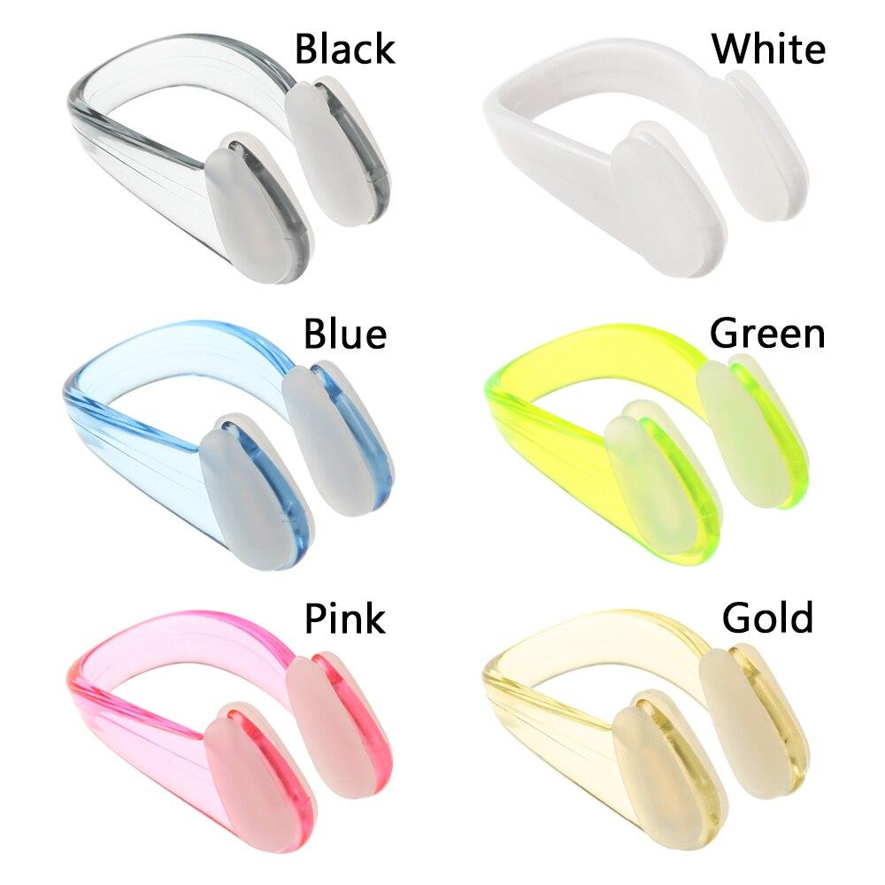 Nose Clip 10Pcs Candy Color Soft Silicone Nose Clip Small Swimming Adult Children Swimming Pool Accessories Water Sports