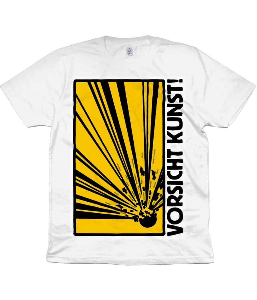 

Klaus Staeck - VORSICHT KUNST! - 1982 - ORGANIC SHIRT - Modern Art 2XL