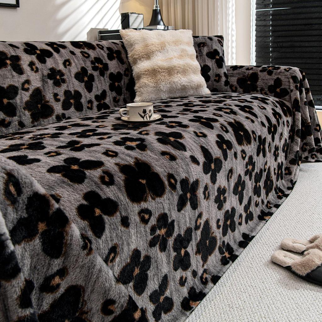 Influencer Vlinder Bank Plaid: Anti-Konijnenhaar Bankhoes, Volledige Dekking Bankhanddoek voor Woonkamer Decoratie.