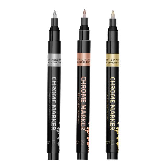 Set Penne per Nail Art per Unghie Gel Fai da Te Pennarello per Nail Art Disegno Pittura Penna Liner Punta 0,5 mm Asciugatura Rapida Kit di Strumenti per Manicure da Casa Salone