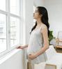 Maternity Celebrity Style Solid Color Camisole: Loose, Multi-Color, Belly-Covering, Non-Revealing Inner Vest for Pregnant Mothers.