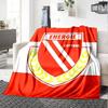 Coperta di Flanella con Stampa Emblema Football Club Energie Cottbus Morbida Coperta Plaid Decorazione per Divano Letto Regalo per Appassionato di Calcio