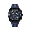 TSAR BOMBA Watch 5 ATM Water Resistant Tonneau Watch Business Stainless Steel Sports Luxury Fashion Casual Watch Barrel Shape Black Blue Men's