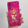 Phone Case for Samsung Galaxy A72 A52 A52S 4G 5G Liquid Silicone Soft Shockproof Lens Protective Cover Luxury Crown Letter Cases