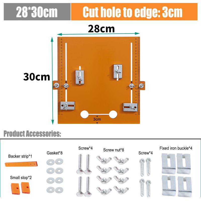 

Регулируемая базовая пластина для деревообрабатывающей режущей машины, принадлежности для фрезера, направляющая пластина для режущей машины для верстака