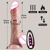 Großer Weicher Penis Vibrator Realistischer Dildo Sex Spielzeug Für Frau Teleskopischer Penis Spielzeug Künstlicher Penis G-Punkt Vibrator Stoßender Sex Spielzeug