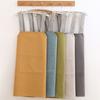 Anti-fouling Sleeveless Apron Thickened Kitchen Apron Portable Double Shoulder Apron  Restaurant