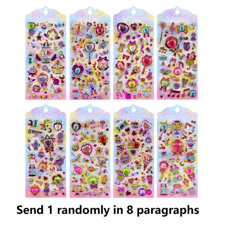 

Puffier Sticker Sheets Adorable Small 3D Sticker for Kids and Adults Tiny Sticker for Phone Case, Notebook, Scrapbooking