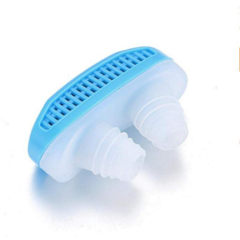 2 In 1 Anti Snoring Amp Air Purifier Relieve Nasal Congestion Snoring Device Ventilation Anti-snoring Anti Snore Sleep Nose Clip
