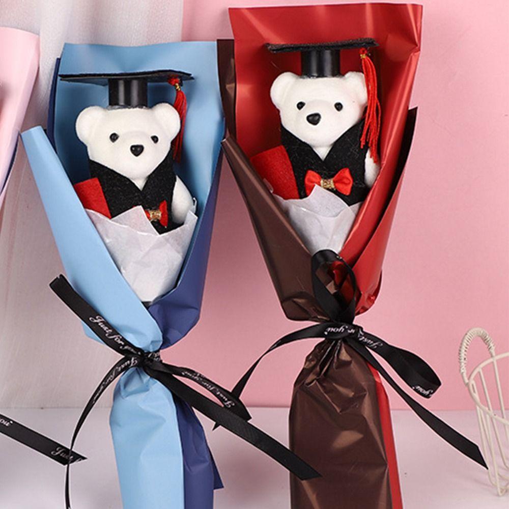 Šik Kytice Medvědů k Promoci Kreslený Dárek k Promoci Plyšová Kytice Medvědů Promoční Sezóna