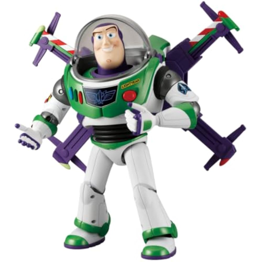 TAKARA TOMY (TAKARA TOMY) Disney Toy Story 5 Real Size Talking Figure Hi-Tech Edition Buzz Lightyear