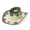 Cowboy Hat Men's and Women's Hollow Fishing Hat Beach Hat Sun Hat Western Vintage Cowboy Straw Hat