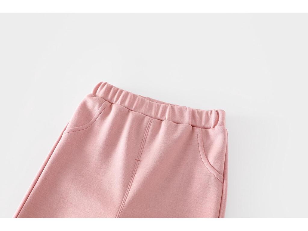 2025 Herbst Mädchen Koreanischer Stil Schlaghosen mit Herzdesign