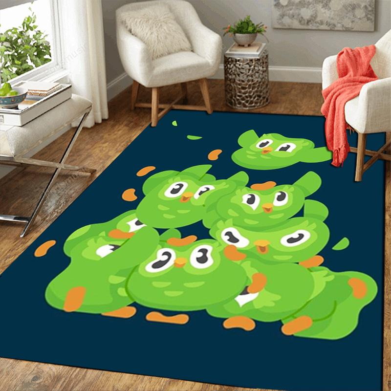 Doolingo-inspired Rug Floor Mat for Living Room or Bedroom Soft and Comfortable Carpet a Gift for Birthday and Holiday.