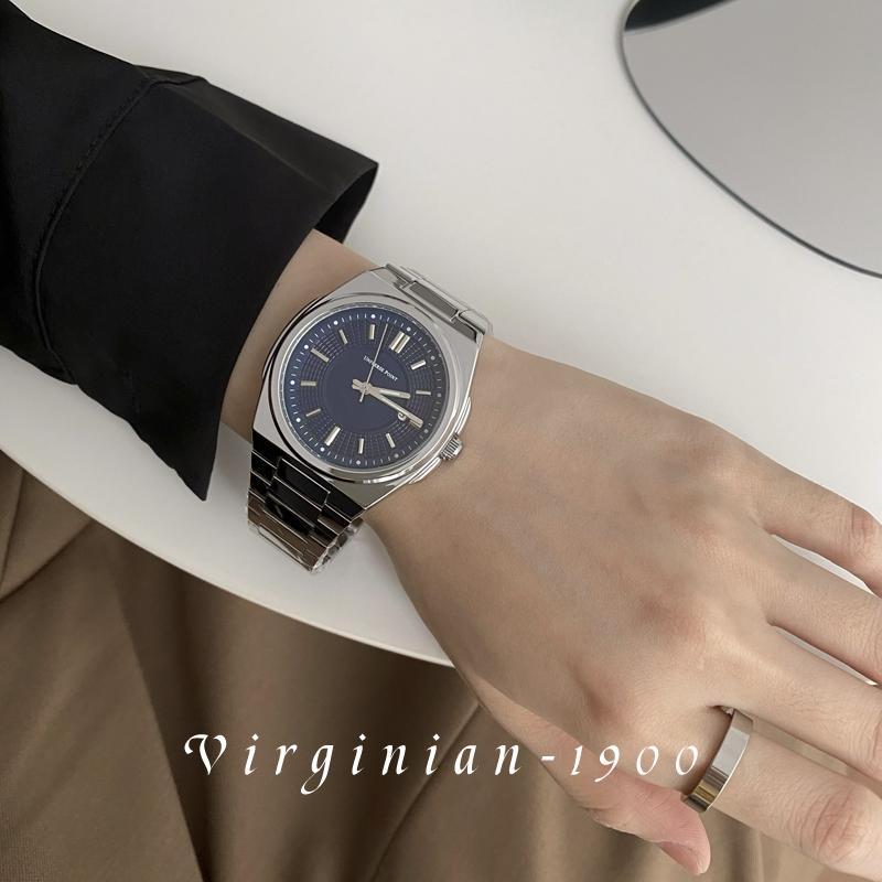 

Модные простые водонепроницаемые высококачественные светящиеся стильные мужские часы с календарем и чувством темперамента